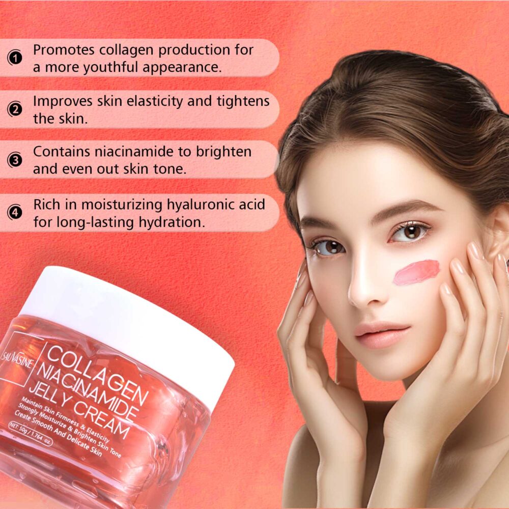 Nicotinamide collagen jelly face cream - Image 9
