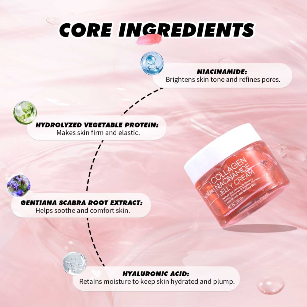 Nicotinamide collagen jelly face cream - Image 8