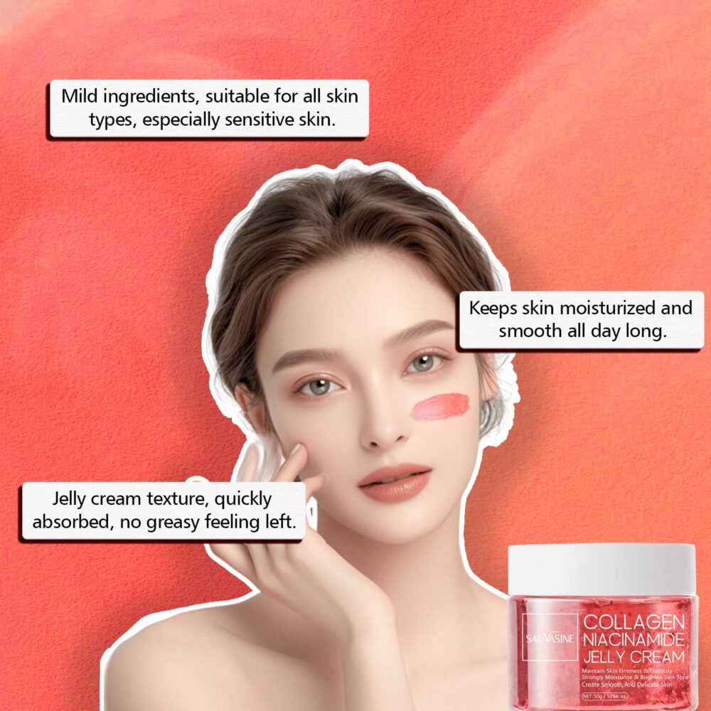 Nicotinamide collagen jelly face cream - Image 7