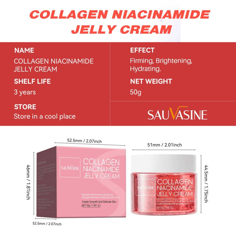 Nicotinamide collagen jelly face cream - Image 4