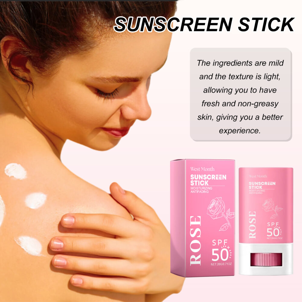 Rose sunscreen stick - Image 2
