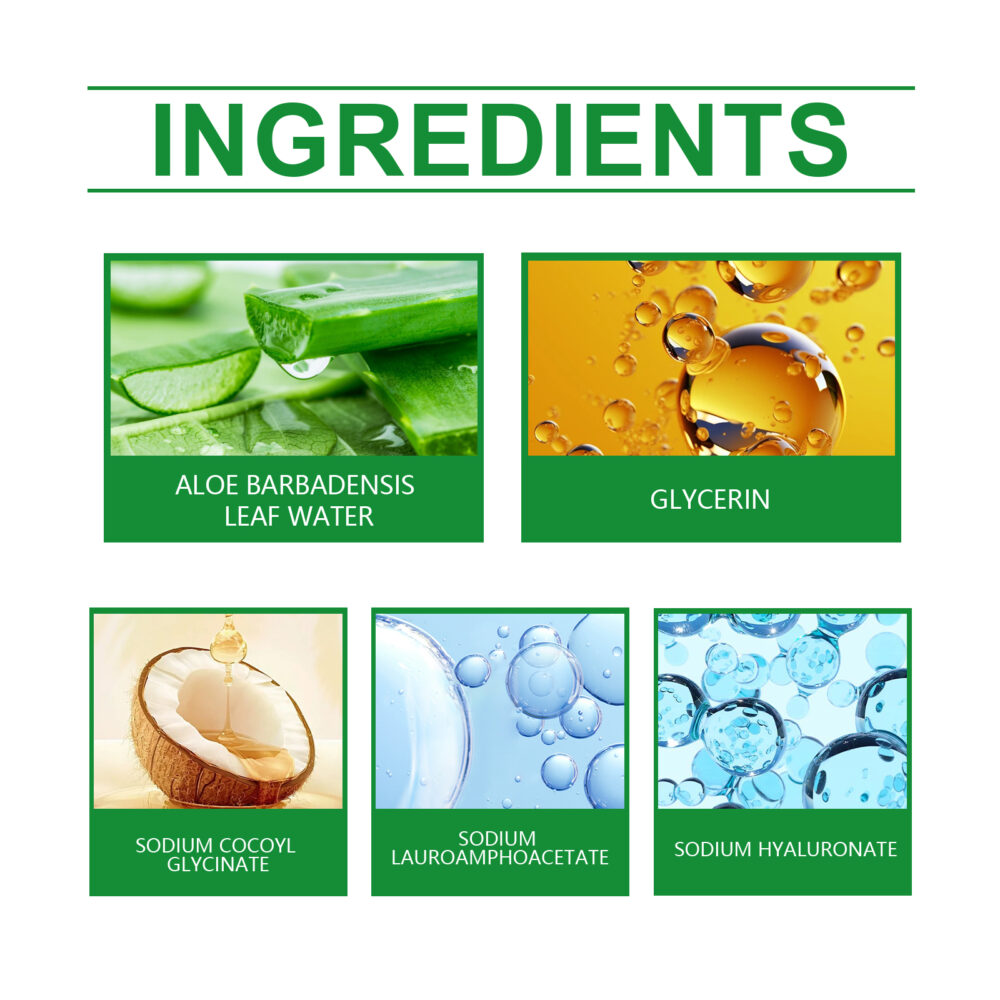 Aloe Vera Gentle Moisturizing Cleansing Mousse - Image 3