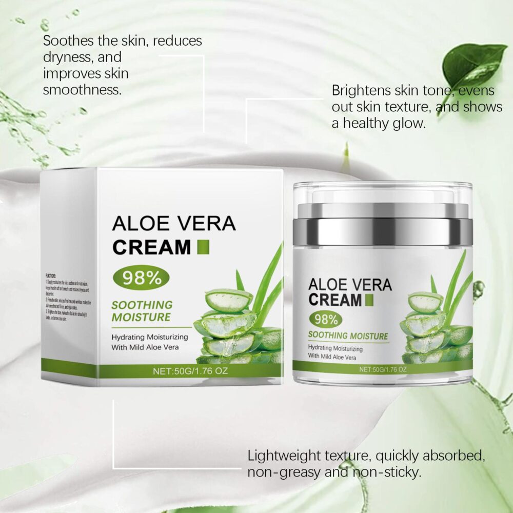 Aloe Moisturizing&Repairing Spot lightening face cream - Image 2