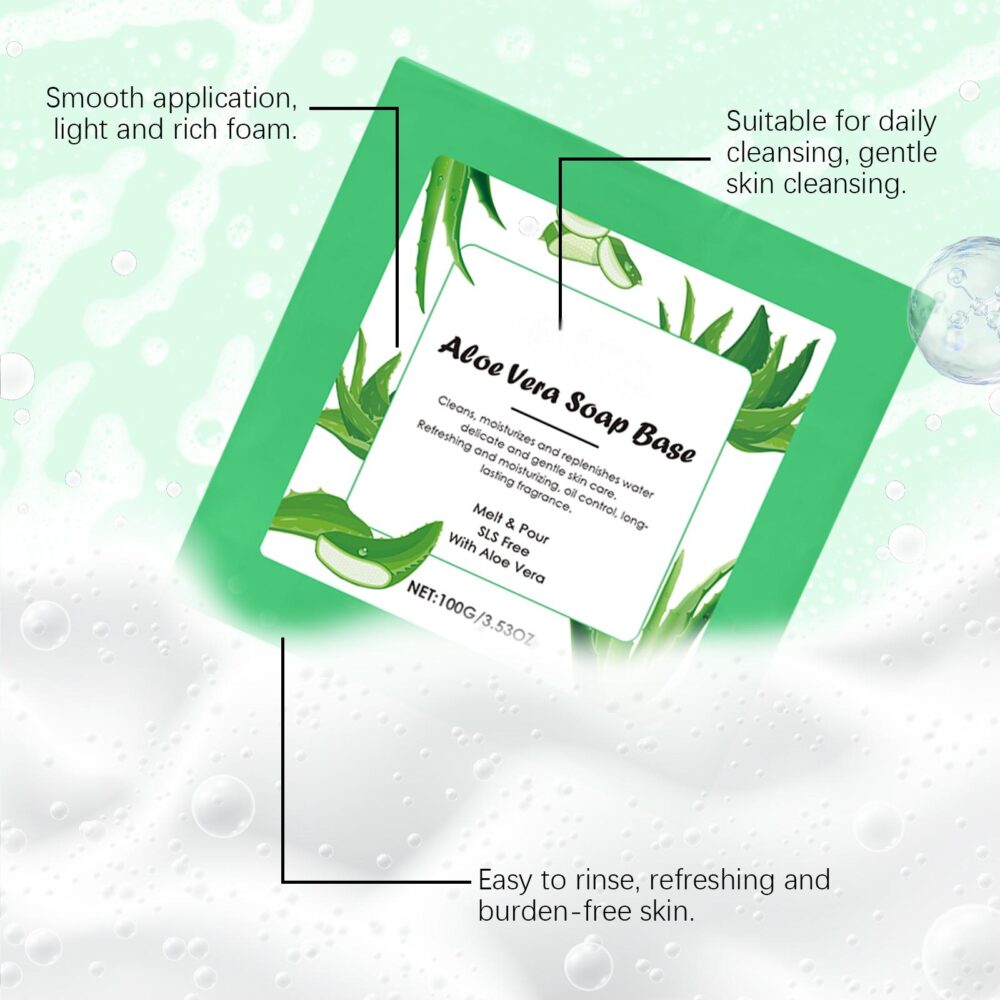 Aloe vera mild anti-inflammatory soap - Image 2