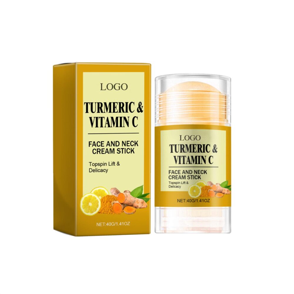 Turmeric anti wrinkle and firming facial neck cream stick