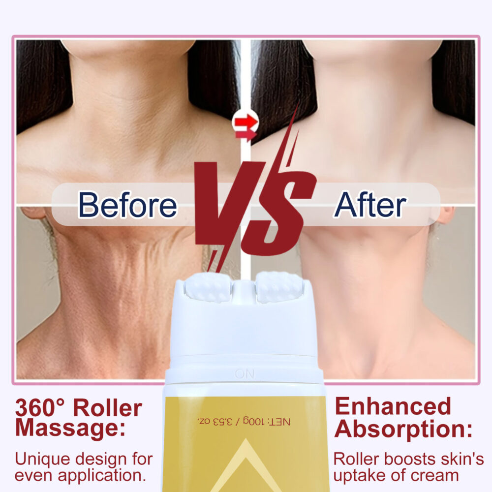 Neck Anti Wrinkle Roller Cream - Image 5