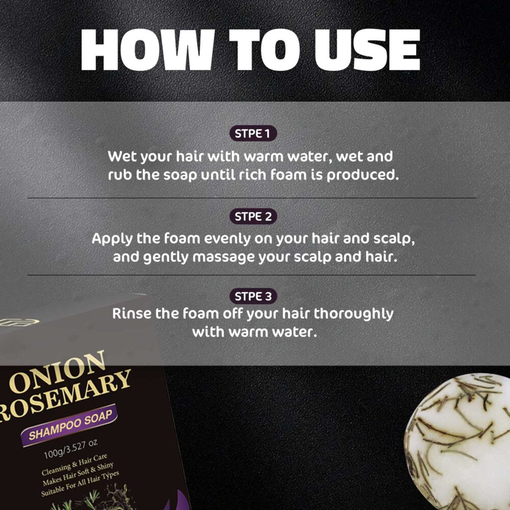 Rosemary shampoo soap - Image 5