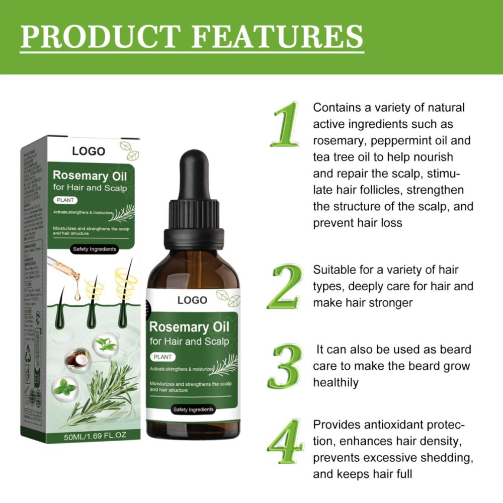 Rosemary hair care essential oil - Image 2