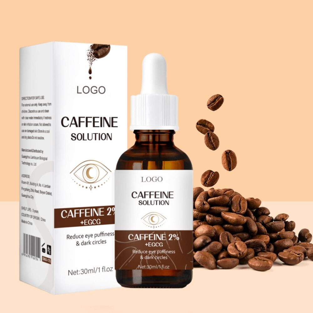 Caffeine eye serum