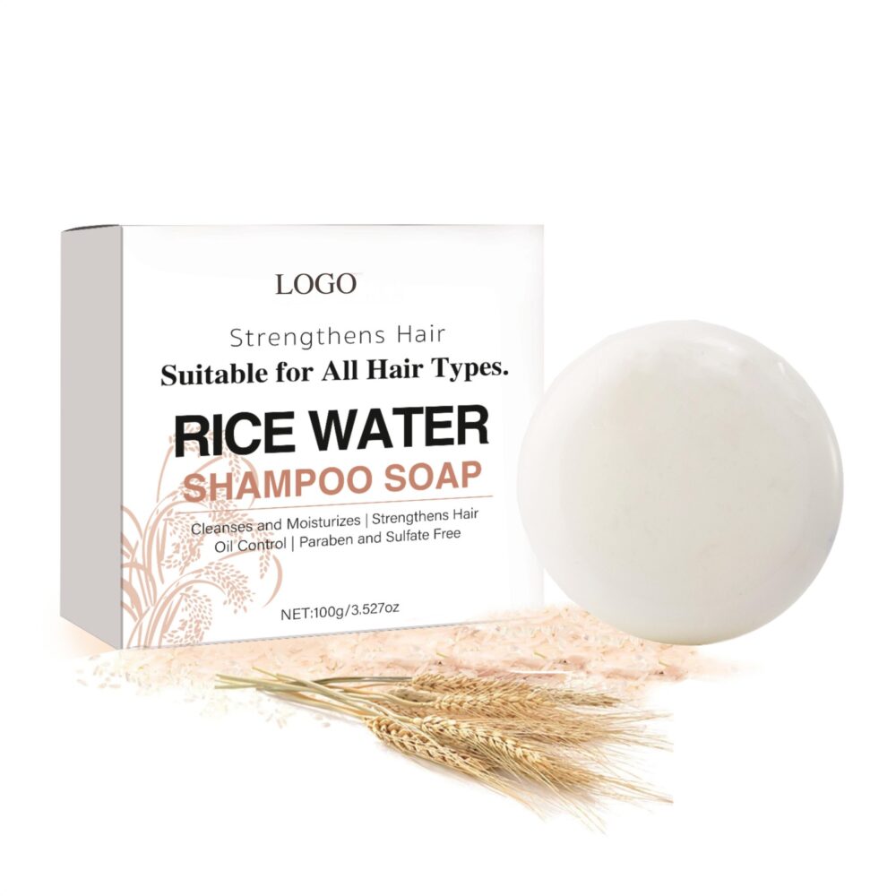 Rice water shampoo soap