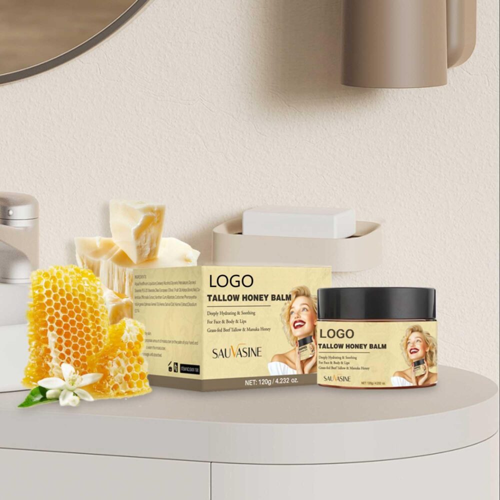 Cow fat honey moisturizing cream