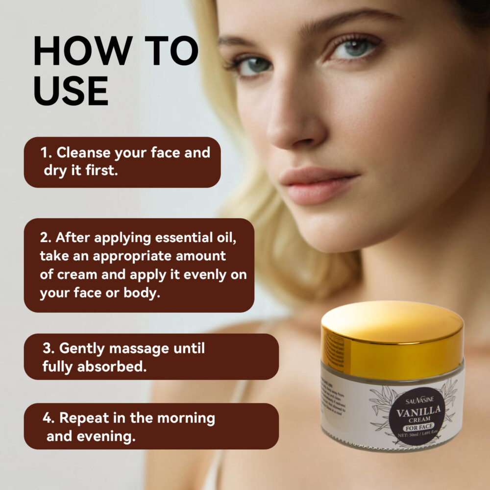 Vanilla face cream - Image 6