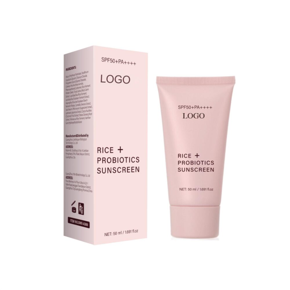 Rice probiotic sunscreen
