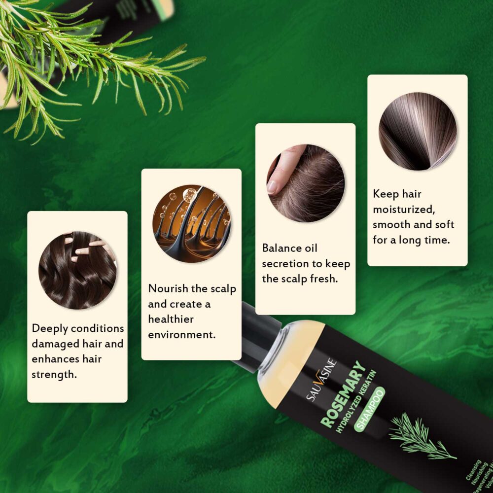 Rosemary perfume Keratin Removing Shampoo - Image 3