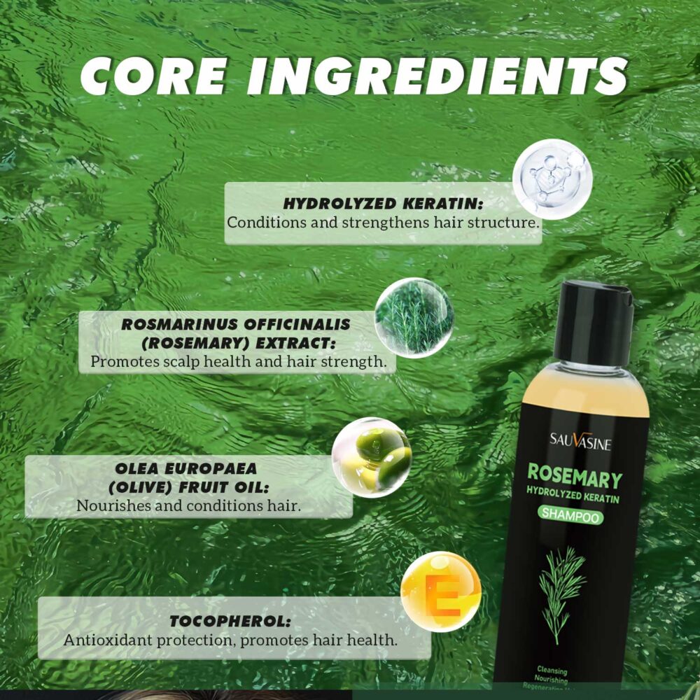 Rosemary perfume Keratin Removing Shampoo - Image 4