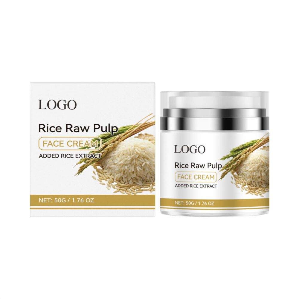 Rice moisturizing face cream