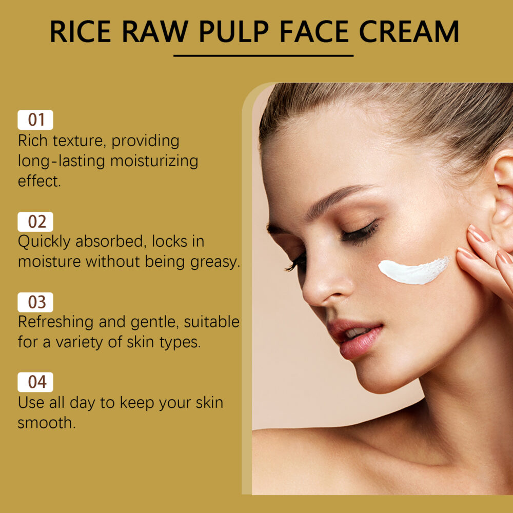 Rice moisturizing face cream - Image 4