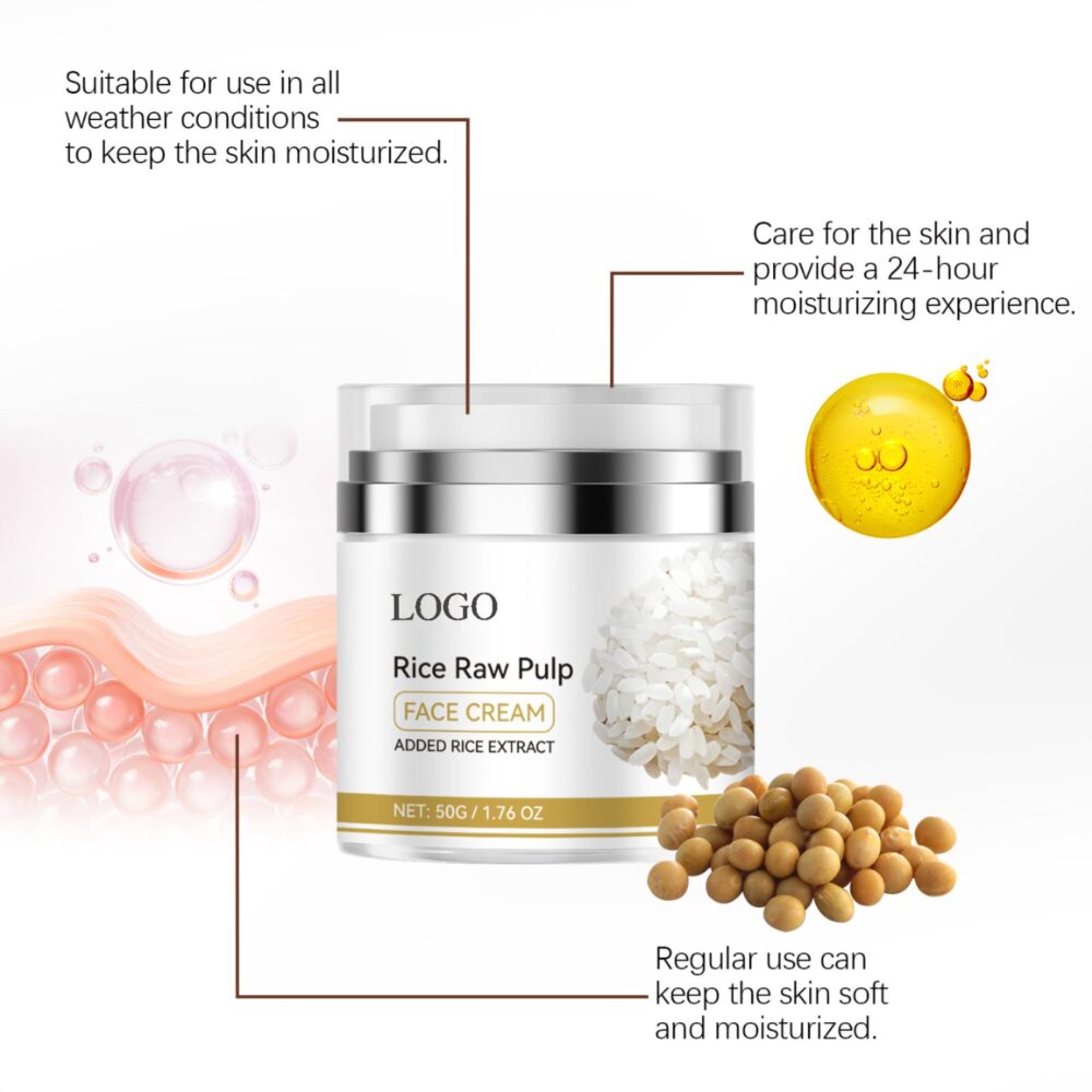 Rice moisturizing face cream - Image 2