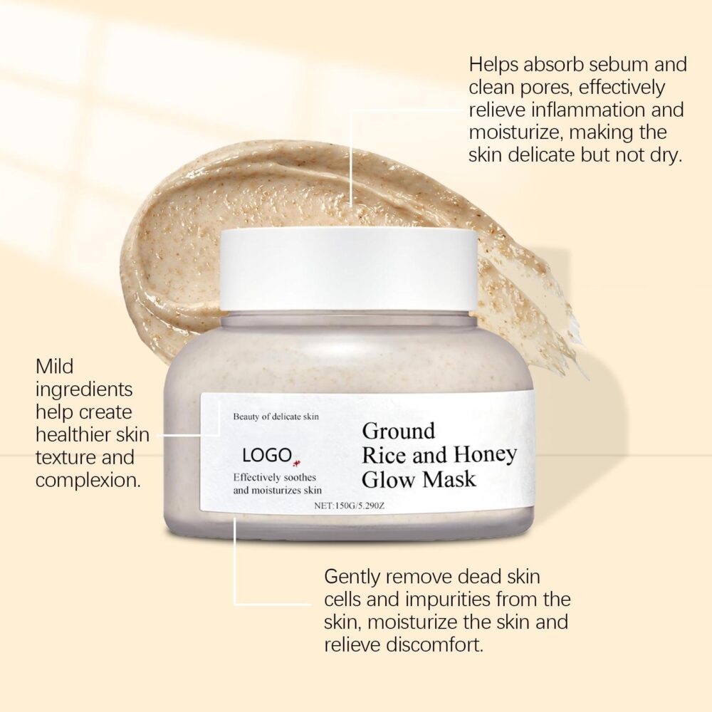 Rice Honey Moisturizing and Brightening facial mask - Image 3