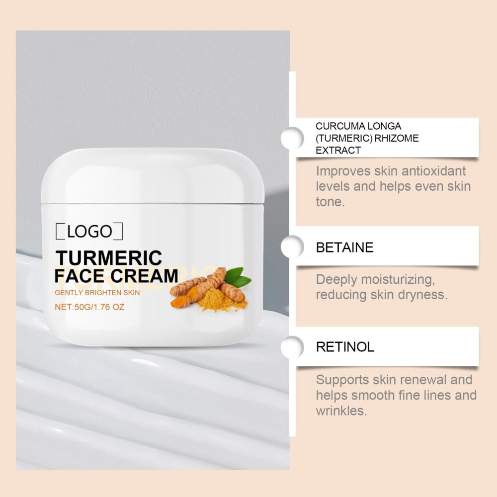 Turmeric Anti wrinkle Brightening face cream - Image 2