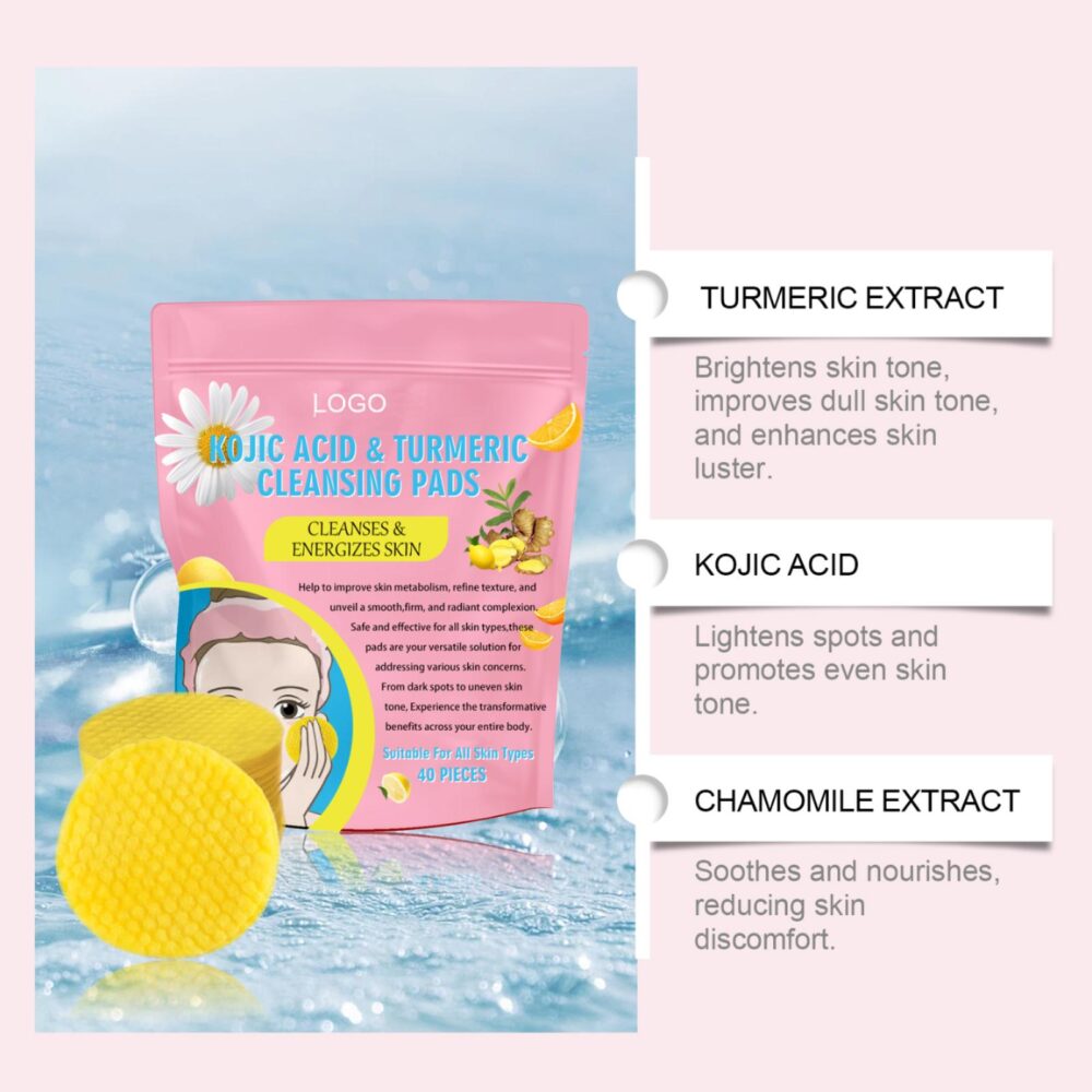 Turmeric Kojic Acid Gentle Cleansing Pad - Image 2