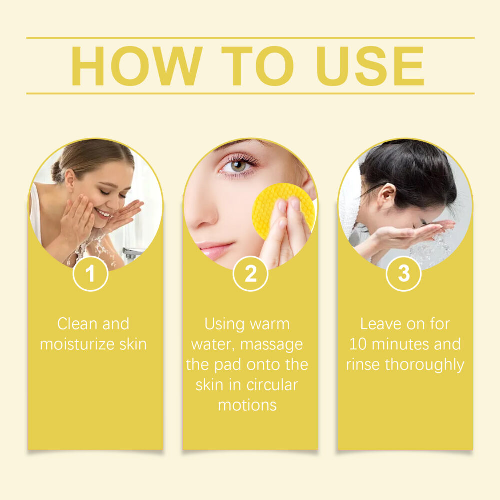 Turmeric Gentle Exfoliating Kojic Acid Cleansing Pad - Image 7