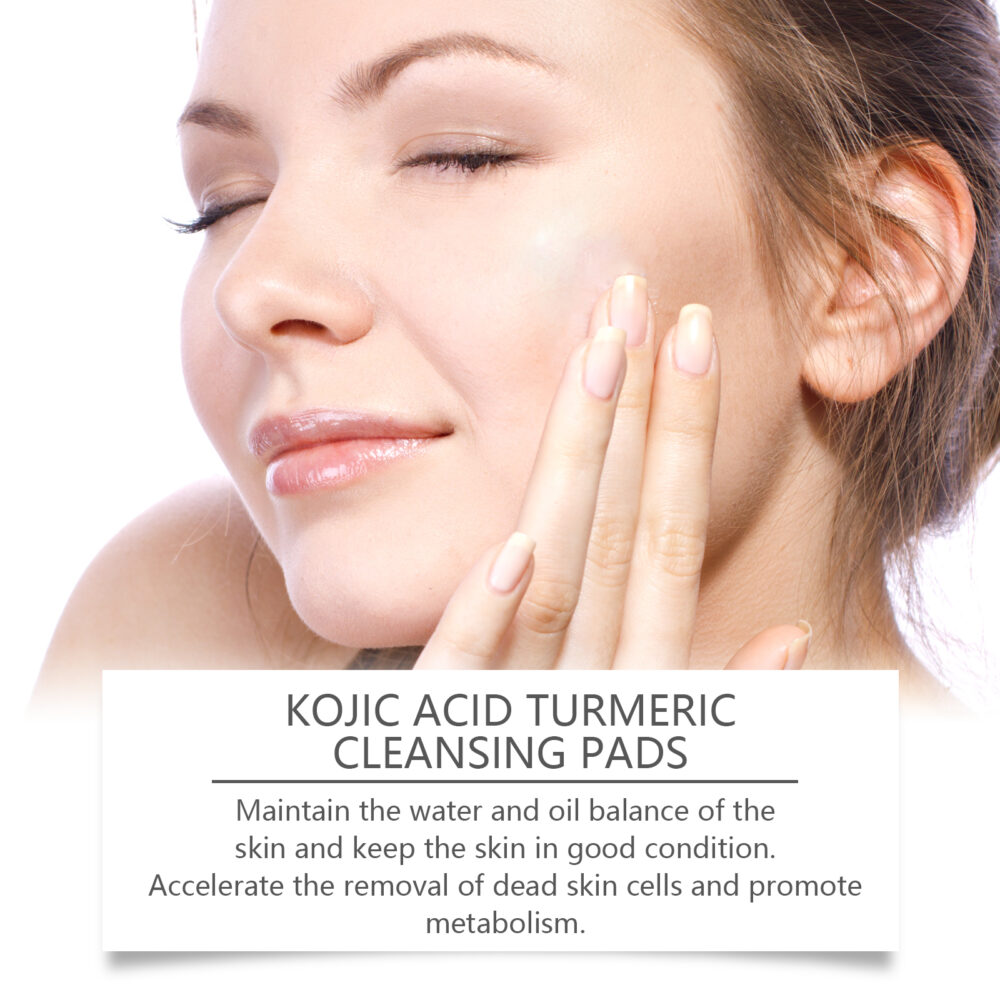 Turmeric Gentle Exfoliating Kojic Acid Cleansing Pad - Image 5