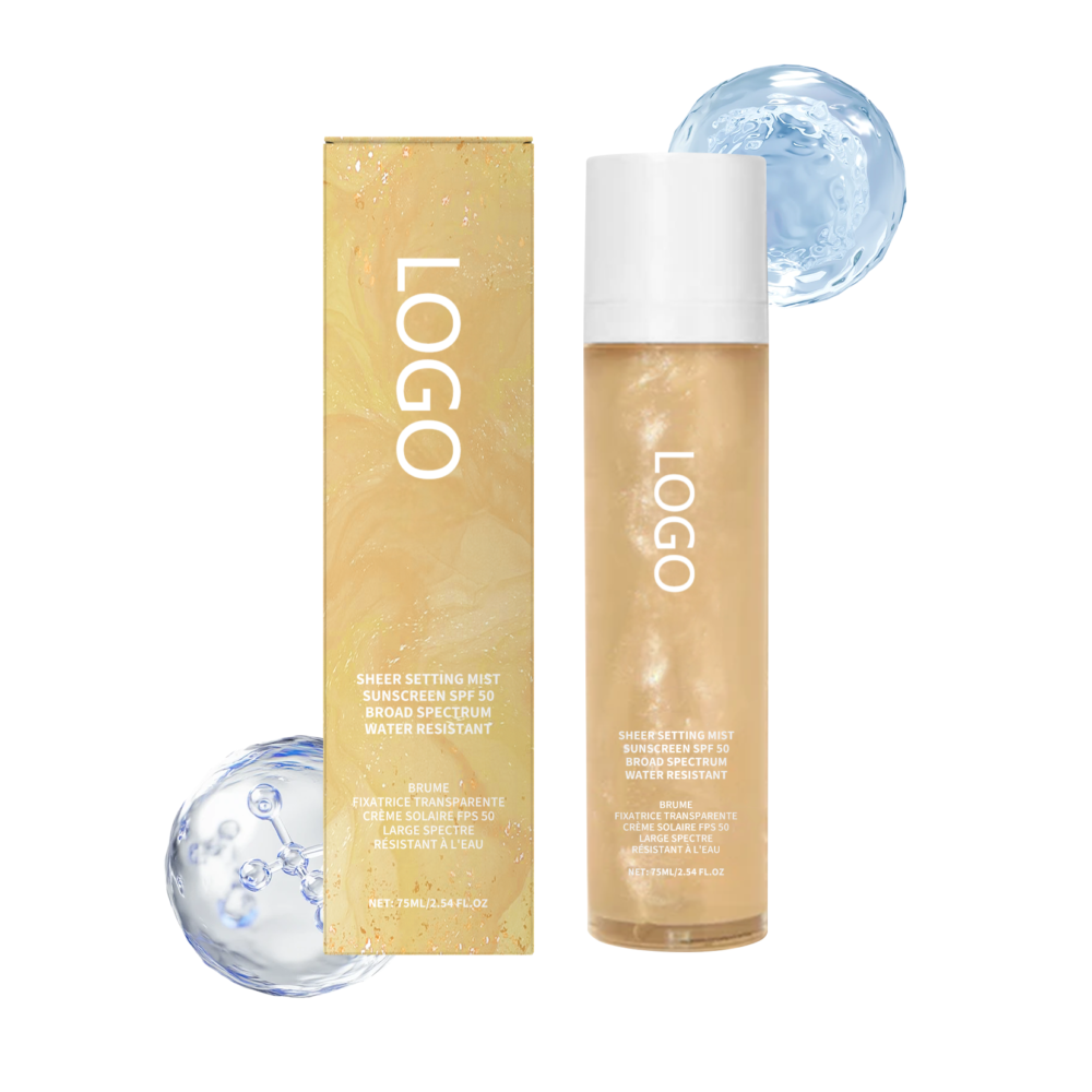 Makeup setting moisturizing protection sunscreen spray