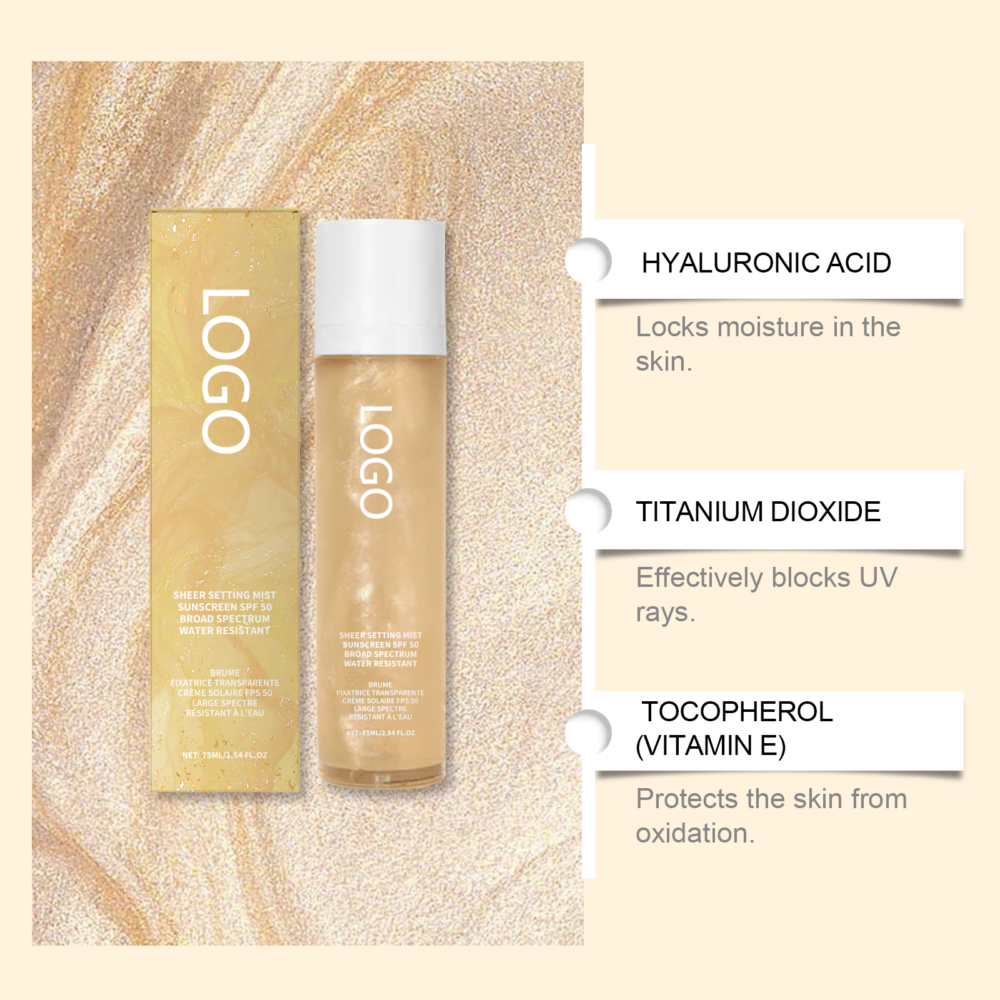 Makeup setting moisturizing protection sunscreen spray - Image 2