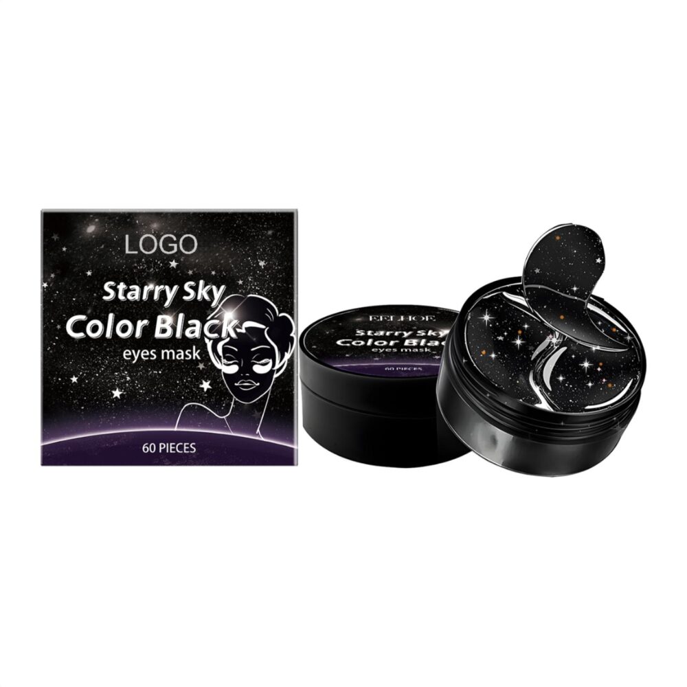 Starry Sky Beauty Black Eye Mask