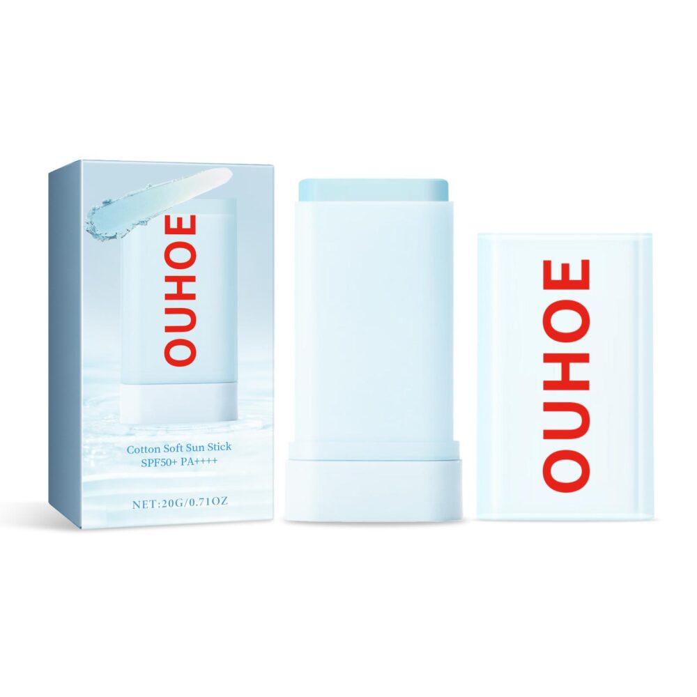 Cotton soft protective sunscreen stick