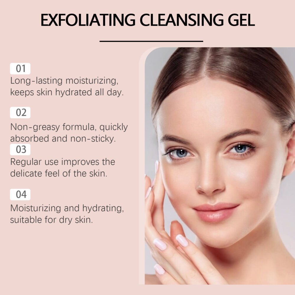 Salicylic acid exfoliating cleansing gel (peach flavor) - Image 4