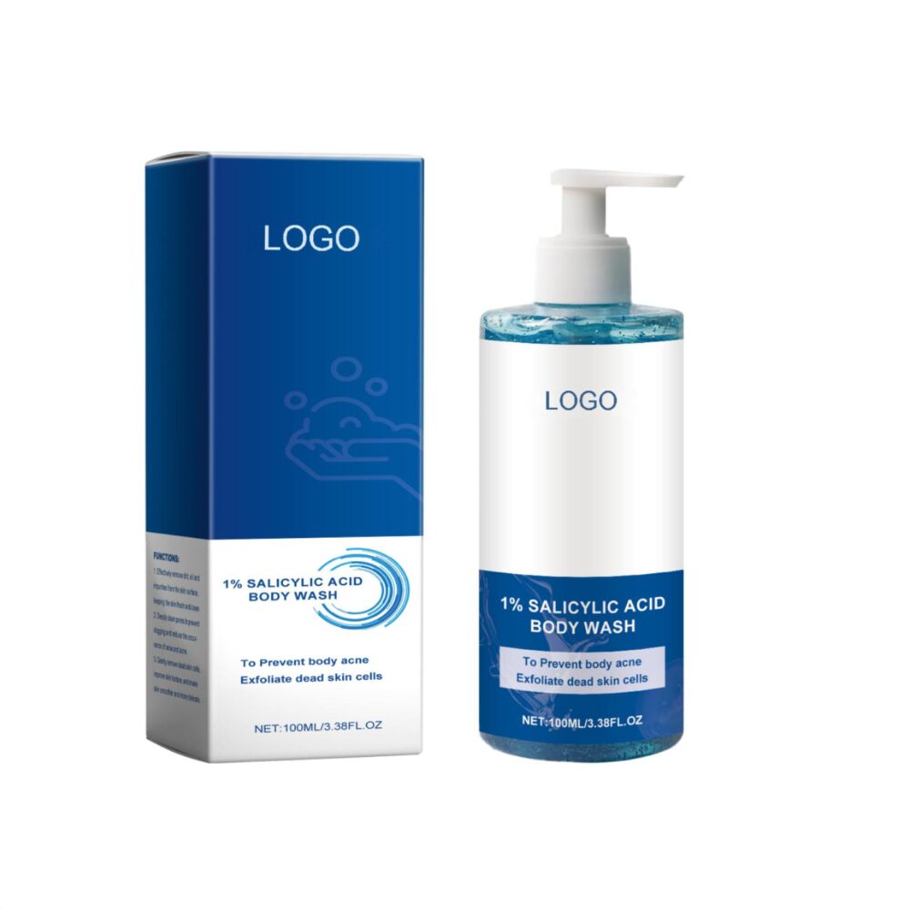 Salicylic acid shower gel