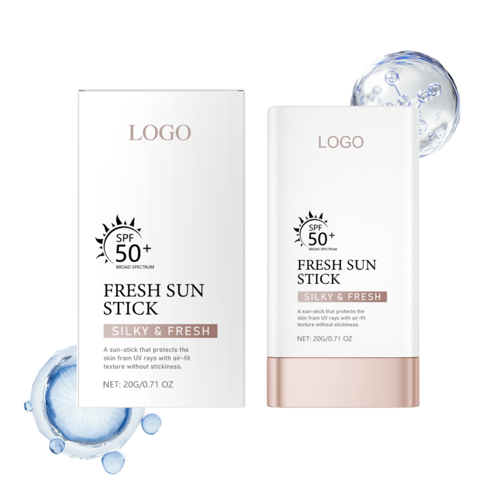 Gentle lightweight protective sunscreen stick