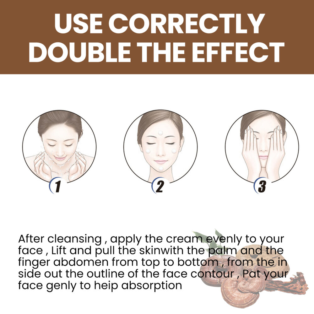Glossy ganoderma anti wrinkle and firming cream - Image 5