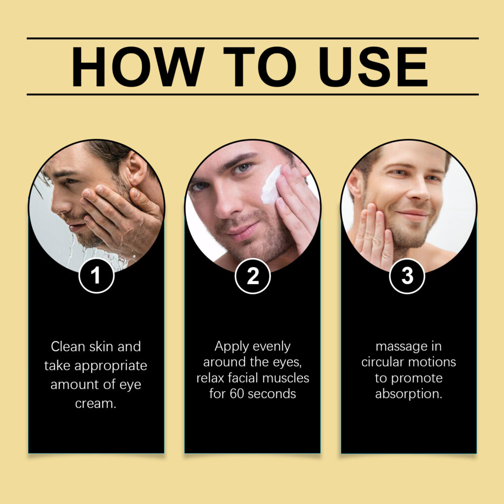 Men's Caffeine anti-aging Eye Cream - Image 6