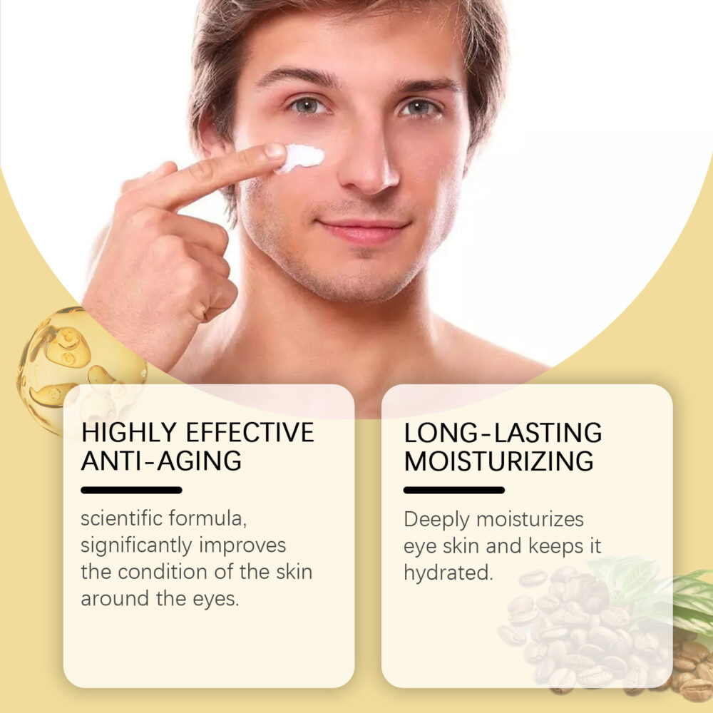 Men's Caffeine anti-aging Eye Cream - Image 3