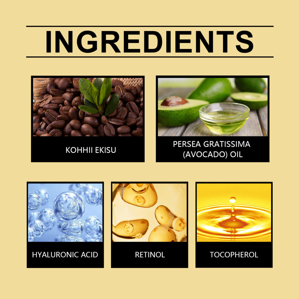 Men's Caffeine anti-aging Eye Cream - Image 5
