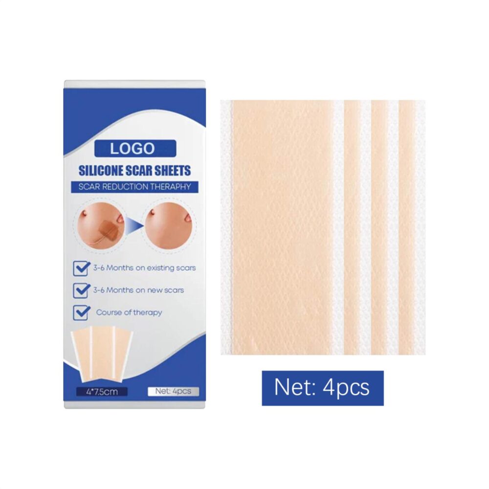 Scar removal silicone tape
