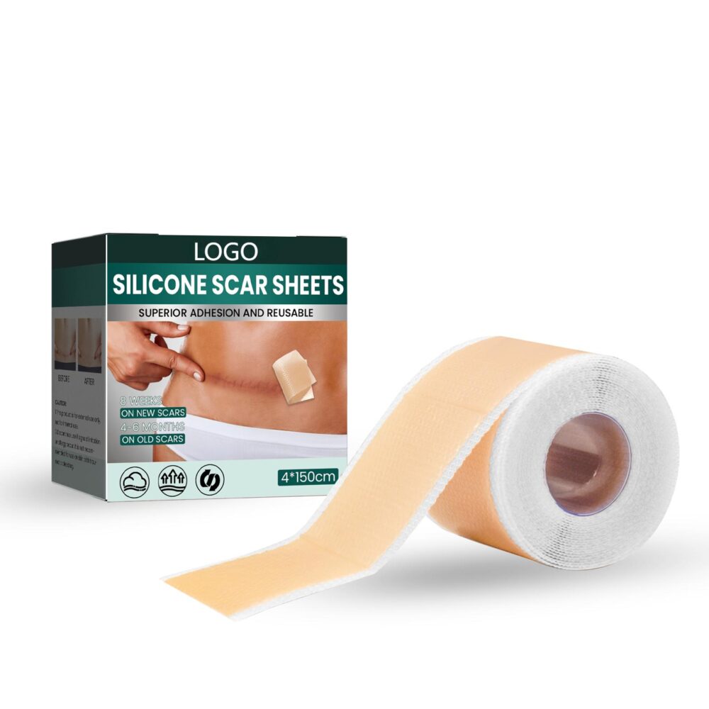 Silicone scar repair patch