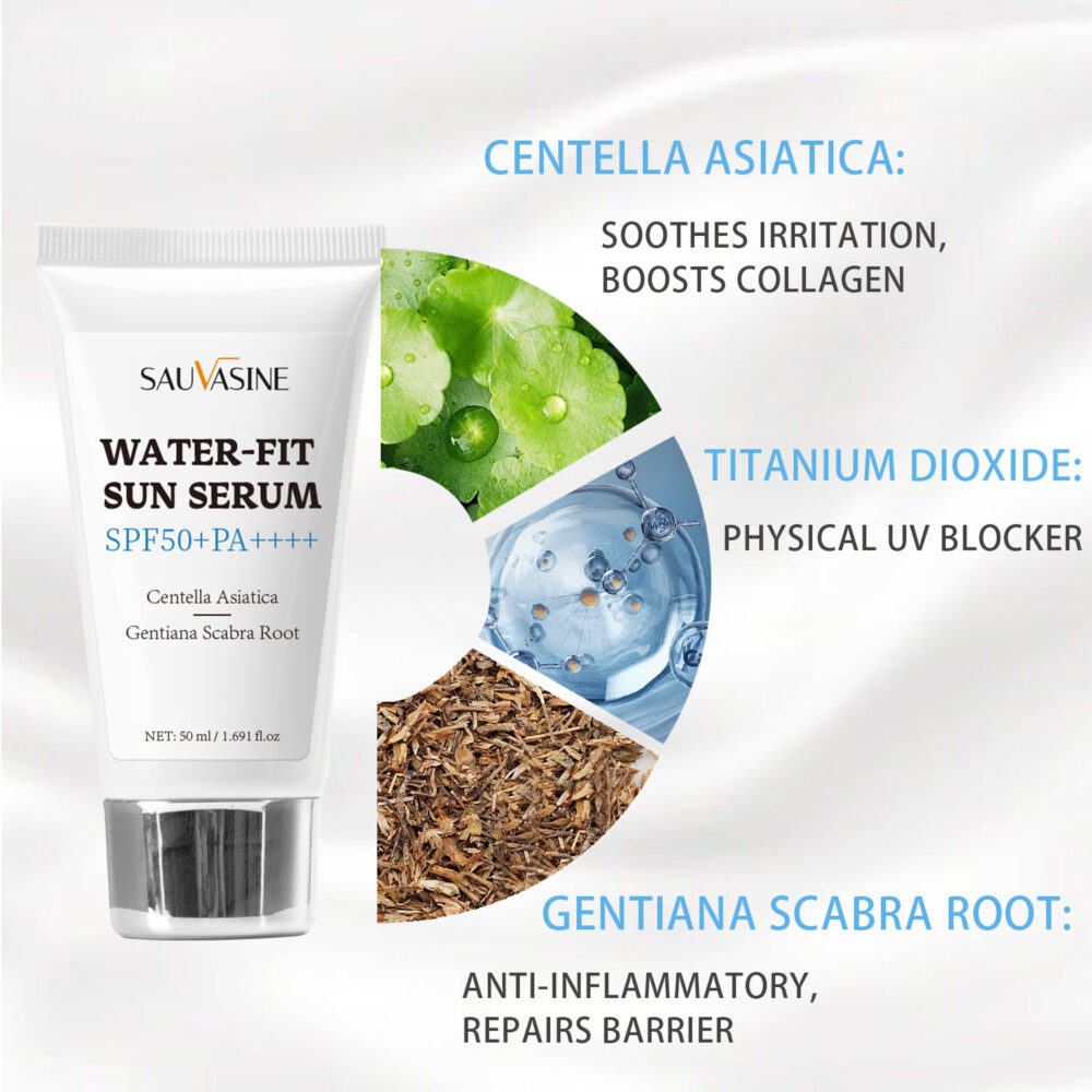 Centella asiatica moisturizing sunscreen essence - Image 2