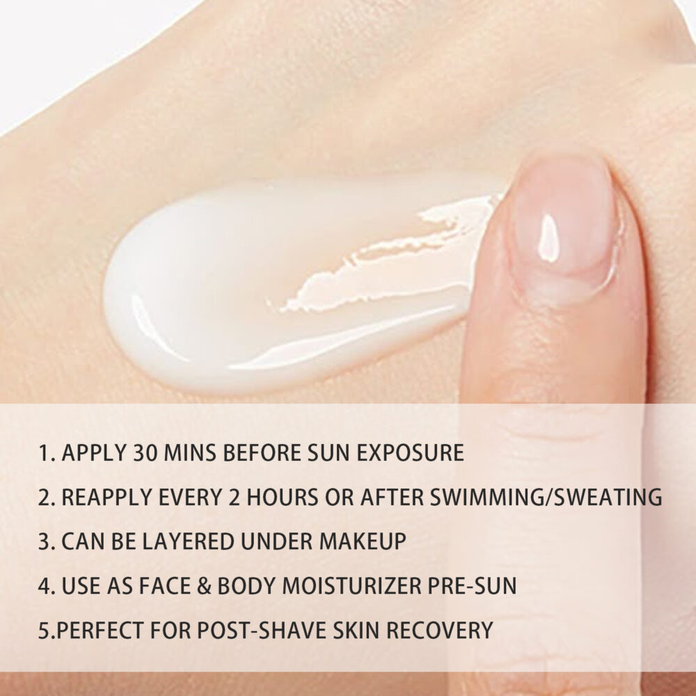 Centella asiatica moisturizing sunscreen essence - Image 4