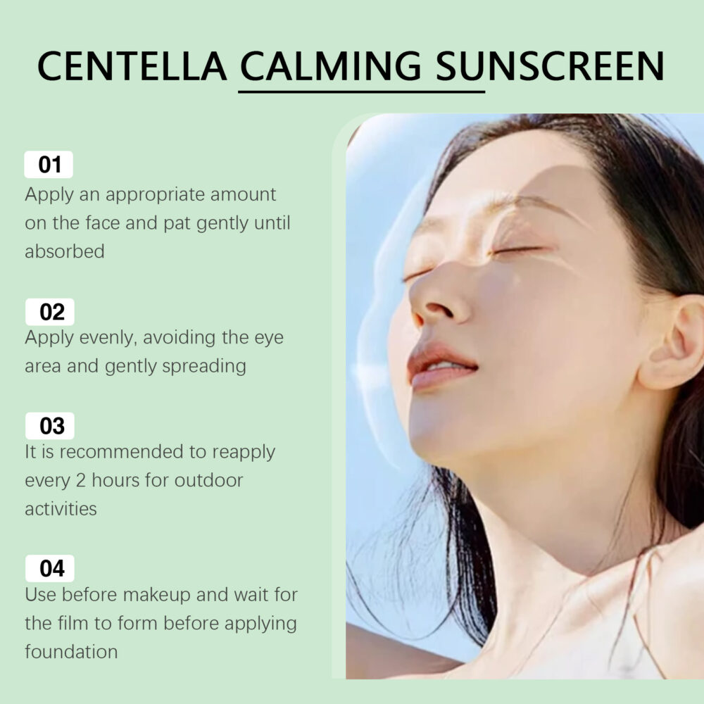 Centella asiatica facial sunscreen - Image 4