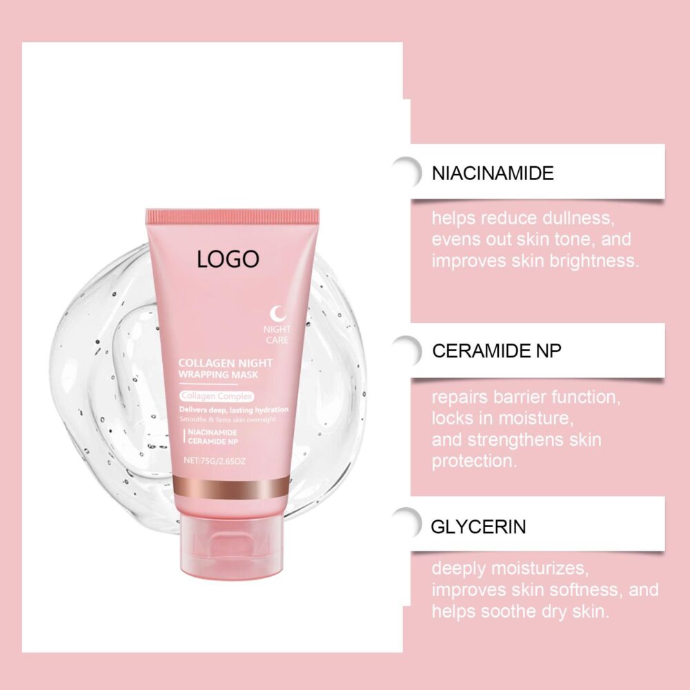 Collagen Light Wrinkle Tearing facial mask - Image 2