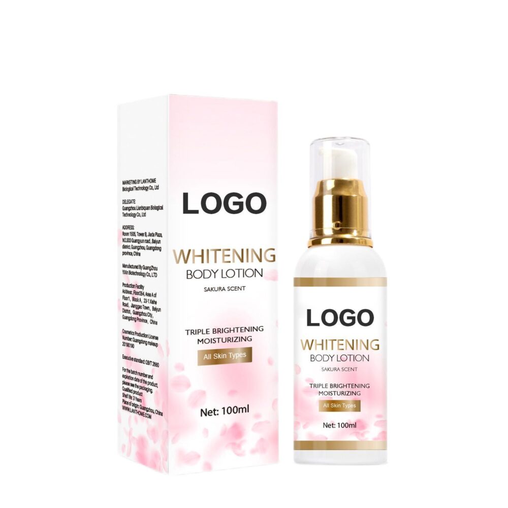 Whitening body lotion