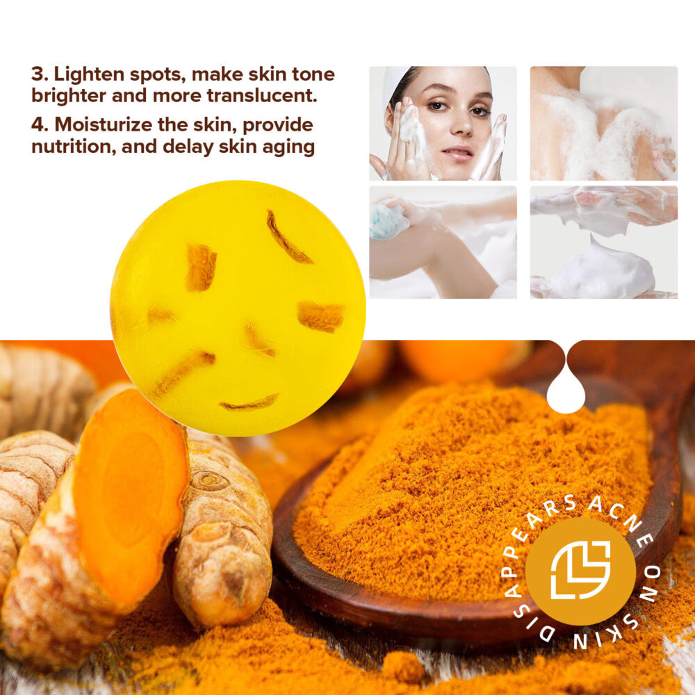 Turmeric ginger silk soap - Image 2