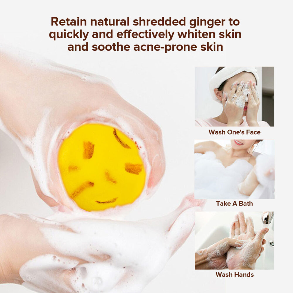 Turmeric ginger silk soap - Image 6