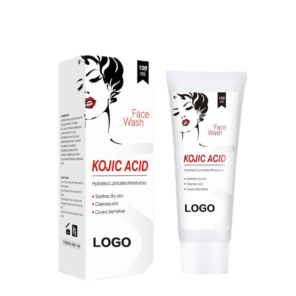 Kojic acid facial cleanser