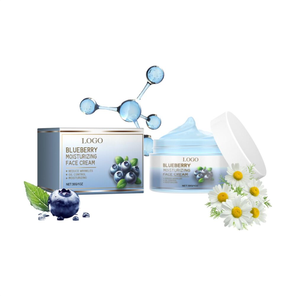 Blueberry Anti aging Anti wrinkle Skin beautifying face cream