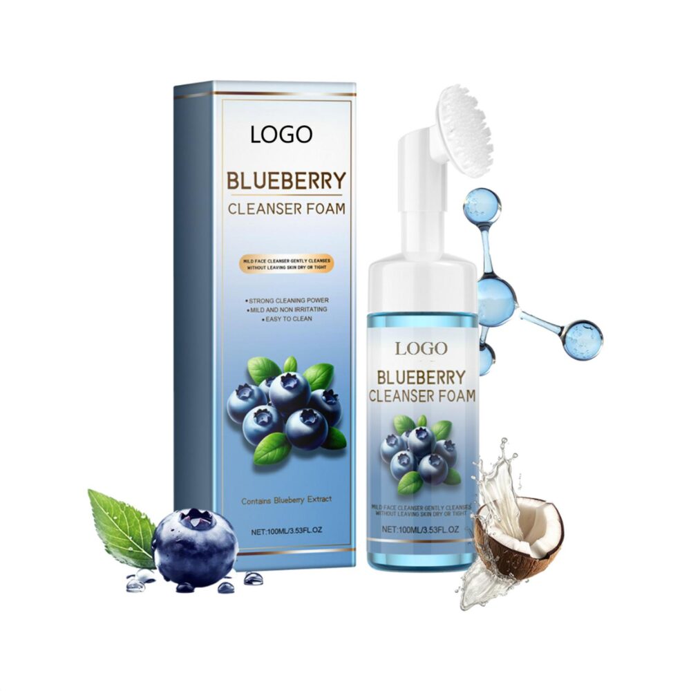 Blueberry foam cleanser